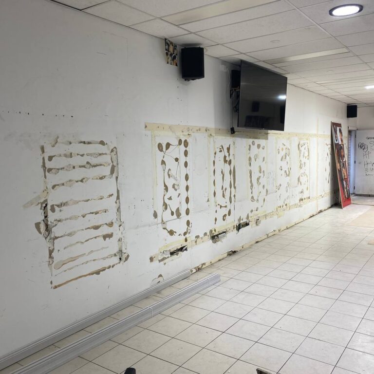 Renovation of the barber shop