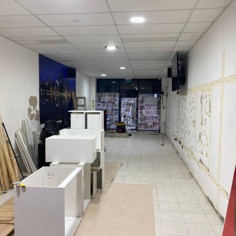 Renovation of the barber shop