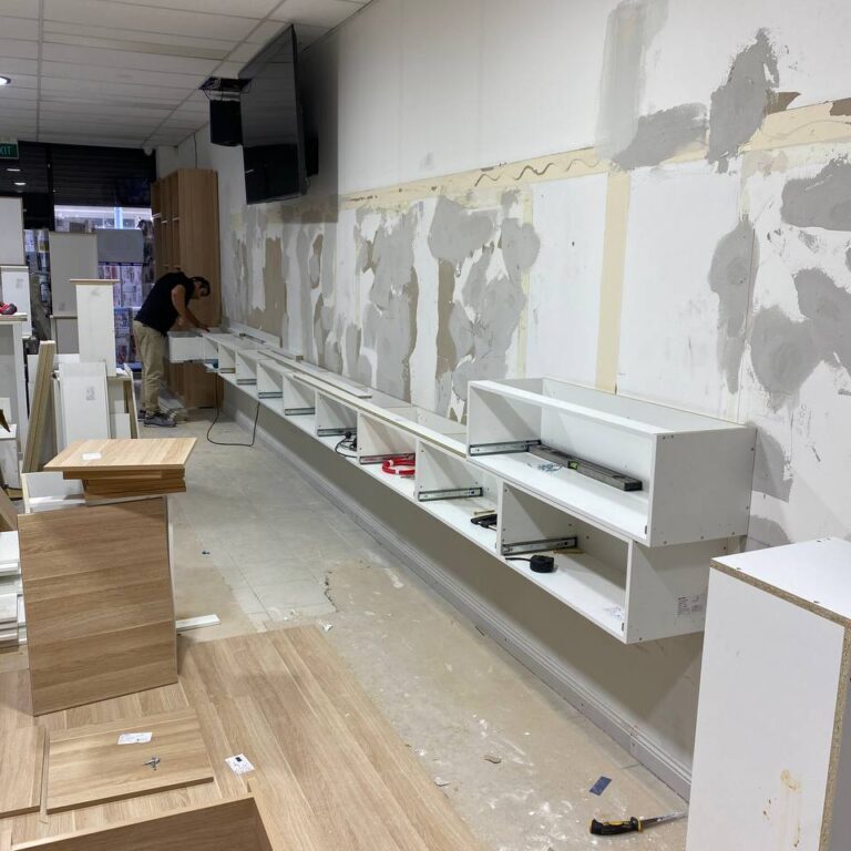 Renovation of the barber shop