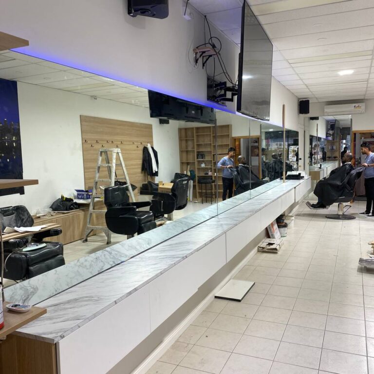 Renovation of the barber shop