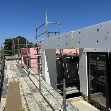 Polyester installation