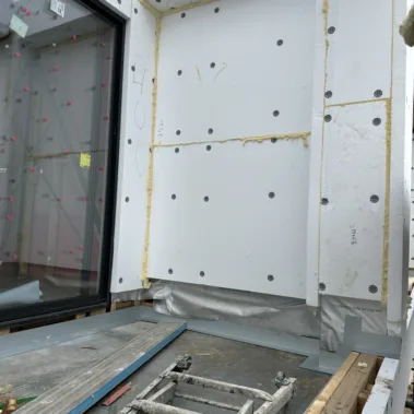 Polyester installation